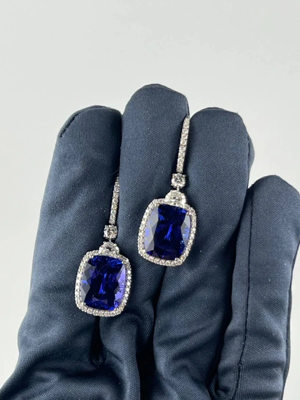 Verdi Jewellery СЕРЬГИ С ТАНЗАНИТАМИ 8,99 CT - 8.61 CT 8,99 CT - 8.61 CT 4