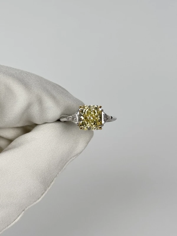 YANUSH GIOIELLI DIAMOND RING 3.22 CT Y to Z/VS2 RING (GIA) YR30603TT 2