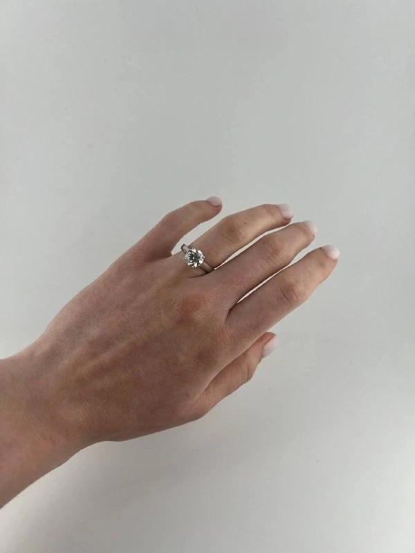 Cartier SOLITAIRE 1895 2.11 CT F/VVS1 RING (GIA) CR2.11F/VVS1 3