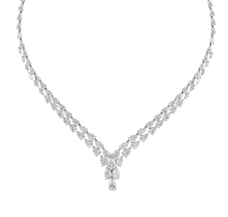 DIAMOND 27.03 CT E-H/VVS1-VS2  NECKLACE