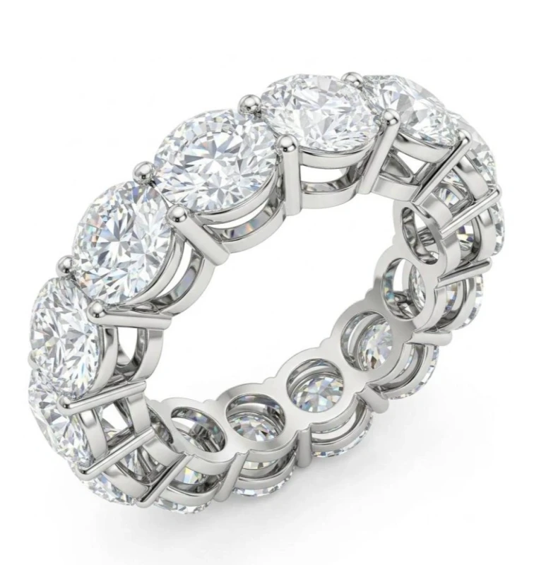 ROUND DIAMOND ETERNITY RING 7.00 CT (GIA)
