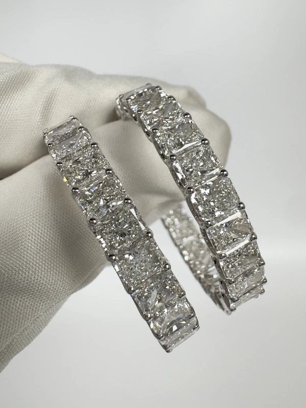 DeRosa CONGO DIAMOND 23.45 CT EARRINGS E16892345 5