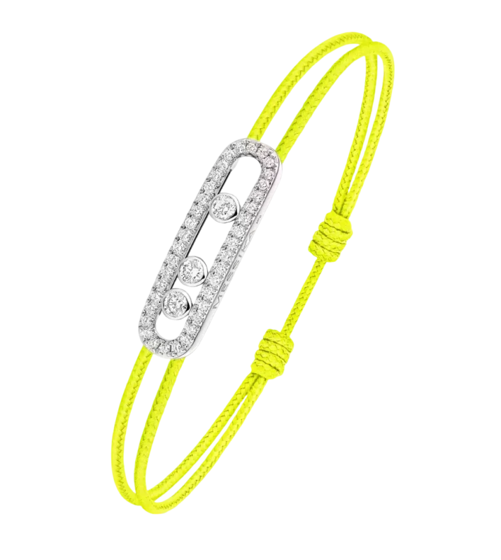 Messika CARE(S) Yellow Cord Pavé Bracelet