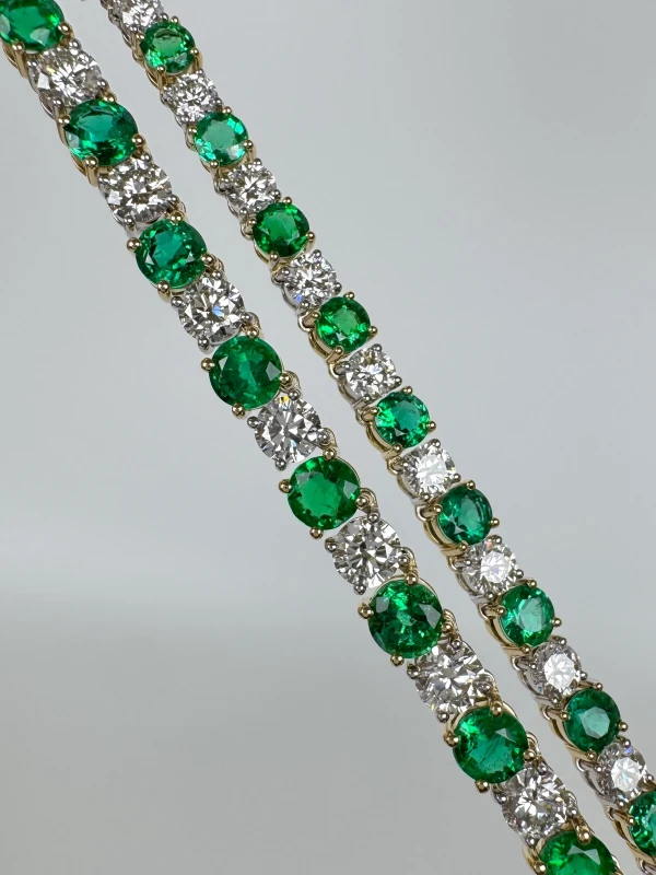 DeRosa EMERALDS 18.35 CT &  DIAMONDS 13.90 CT NECKLACE (GIA) N327823 4