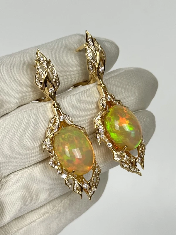 Ювелірні прикраси КОМПЛЕКТ С ОПАЛОМ 4 3.56 5