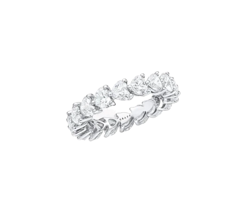 HEAERT DIAMOND 3.20 CT RING (SIZE 53)