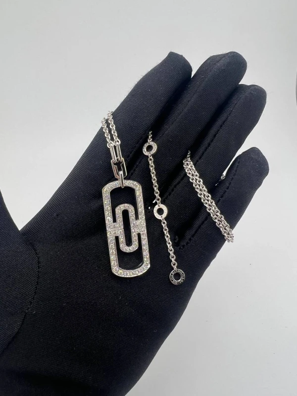 Bvlgari PARENTESI WHITE GOLD DIAMONDS PENDANT LARGE MODEL  BV PARENTESI 2
