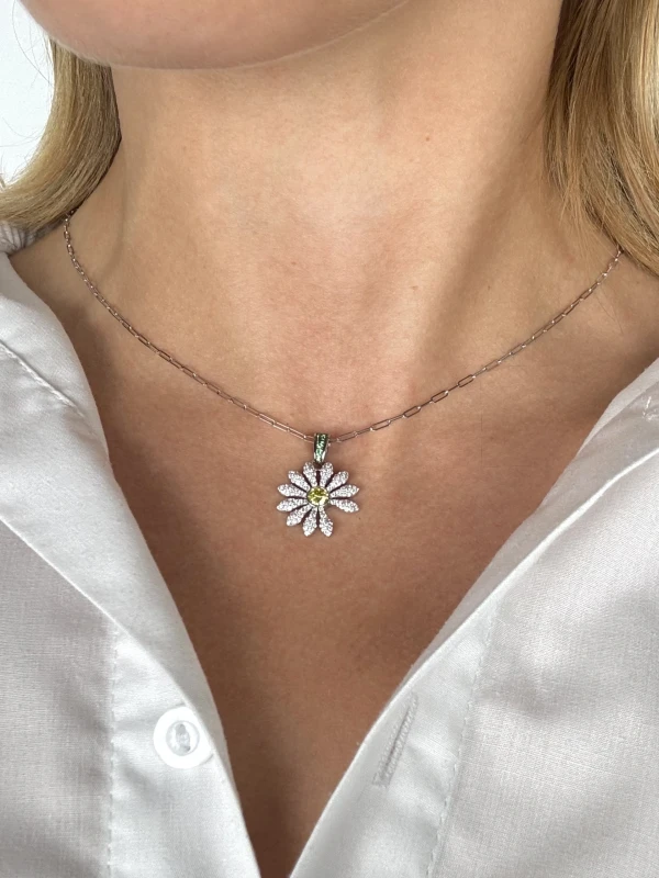 Jacob & Co Jacob & Co. X PEACEMINUSONE Yellow Diamond With Pavé Pendant PD-GG-WG 4