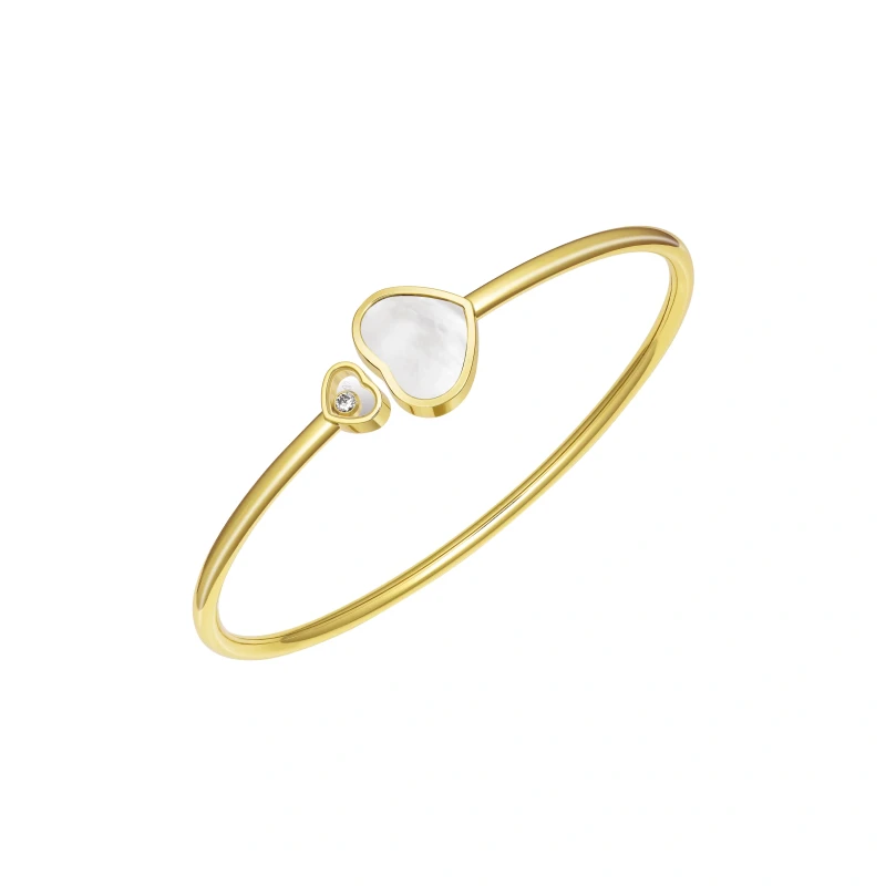 Chopard HAPPY HEARTS BANGLE (SIZE 15.5) 857482-0302 1