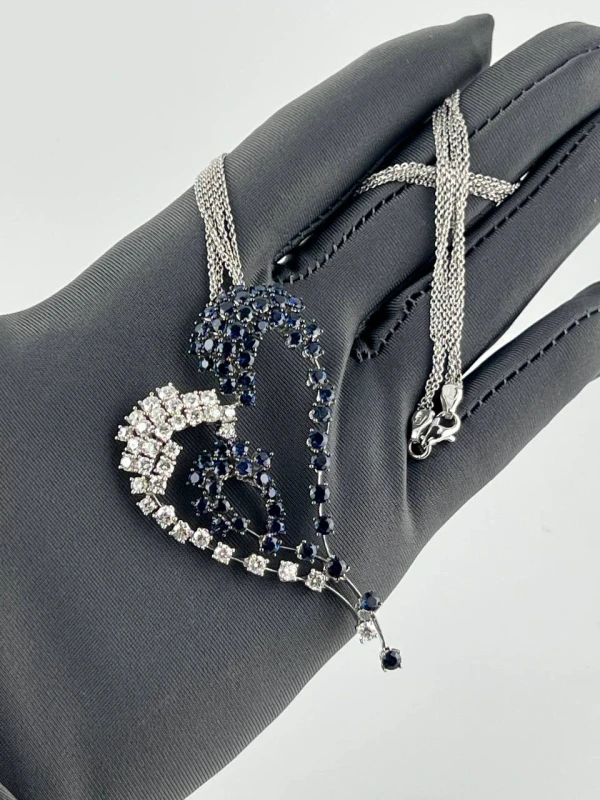 Ювелирные украшения SAPPHIRES&DIAMONDS HEART PENDANT SAPPHIRES&DIAMONDS 3