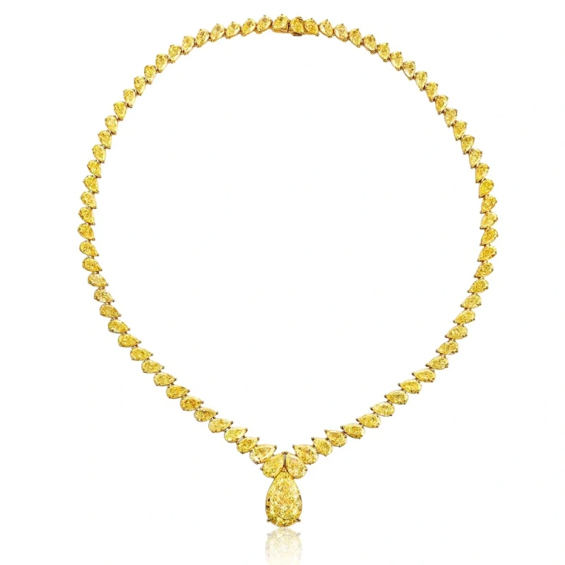Crivelli HIGH JEWELLERY FANCY YELLOW DIAMONDS 49.88 CT NECKLACE 171-3102 2