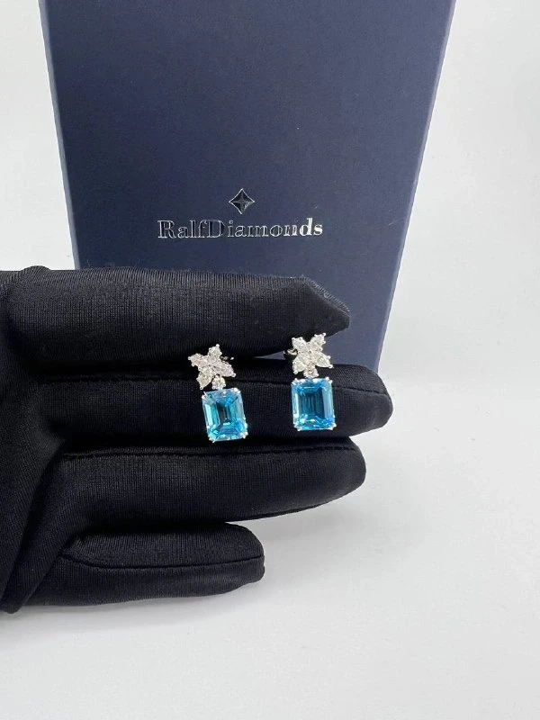 RalfDiamonds КОМПЛЕКТ С ТОПАЗАМИ И БРИЛЛИАНТАМИ RD SET 2