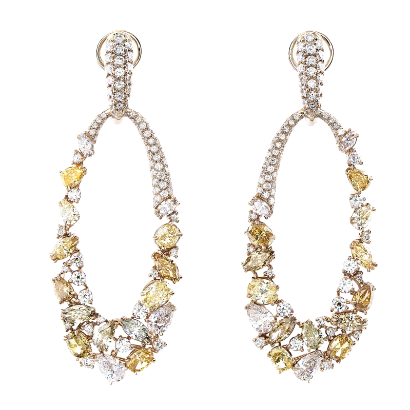 DIAMOND 11.94 CT EARRINGS