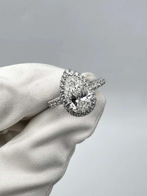 Cartier Cartier Destinée solitaire, PEAR-cut diamond 2.03 ct G/VS1, paved (GIA) N4751754 3