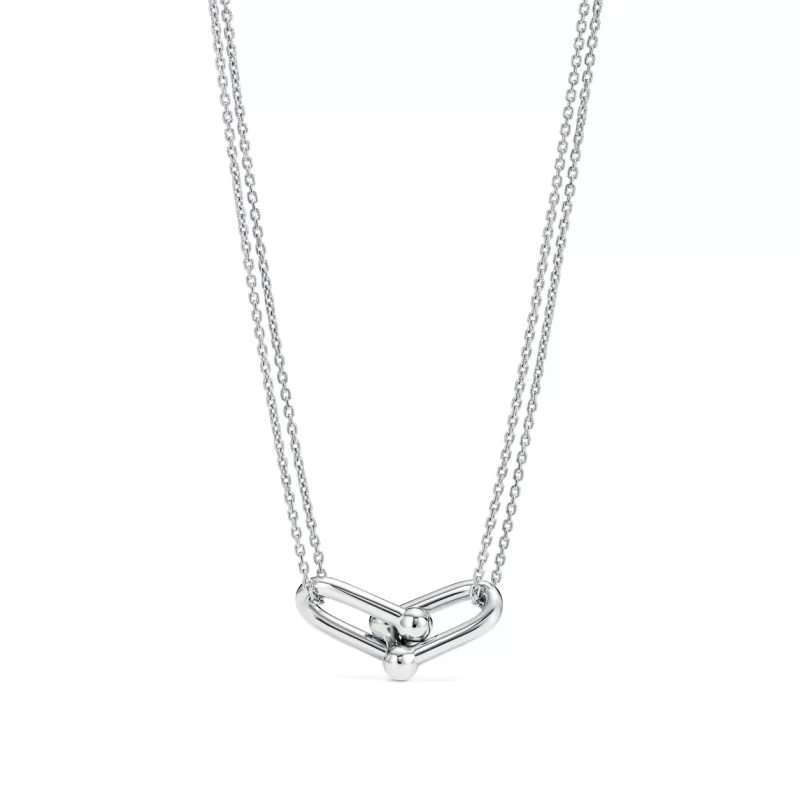 HardWear Large Double Link Pendant in Sterling Silver