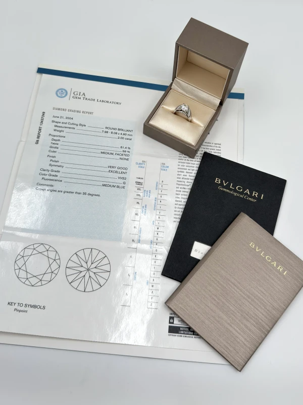 Bvlgari С БРИЛЛИАНТОМ 2.00 CT G/VVS2 2.00 CT G/VVS2 5
