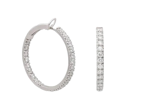 CRIVELLI Серьги из белого золота с бриллиантами 1.98Ct 117-OR660 1