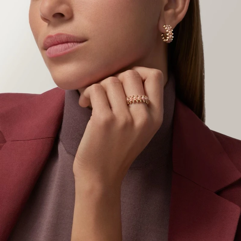 Cartier CLASH DE CARTIER EARRINGS, PINK CHALCEDONY B8301531 2