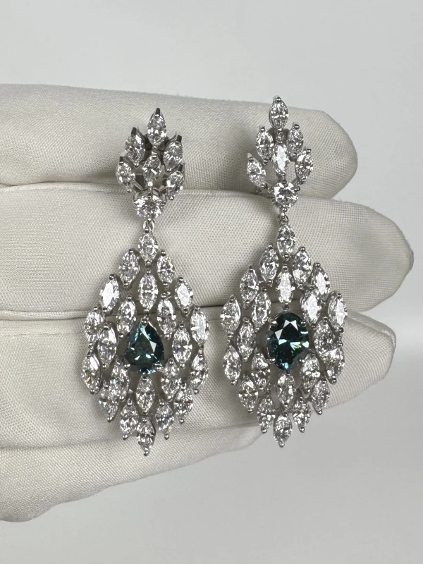 RalfDiamonds DIAMONDS 11.87 CT EARRINGS RFD7843 3
