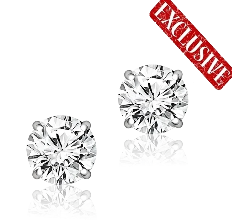 ROUND DIAMONDS 4.01-4.28 G/VS1 EARRINGS (GIA)