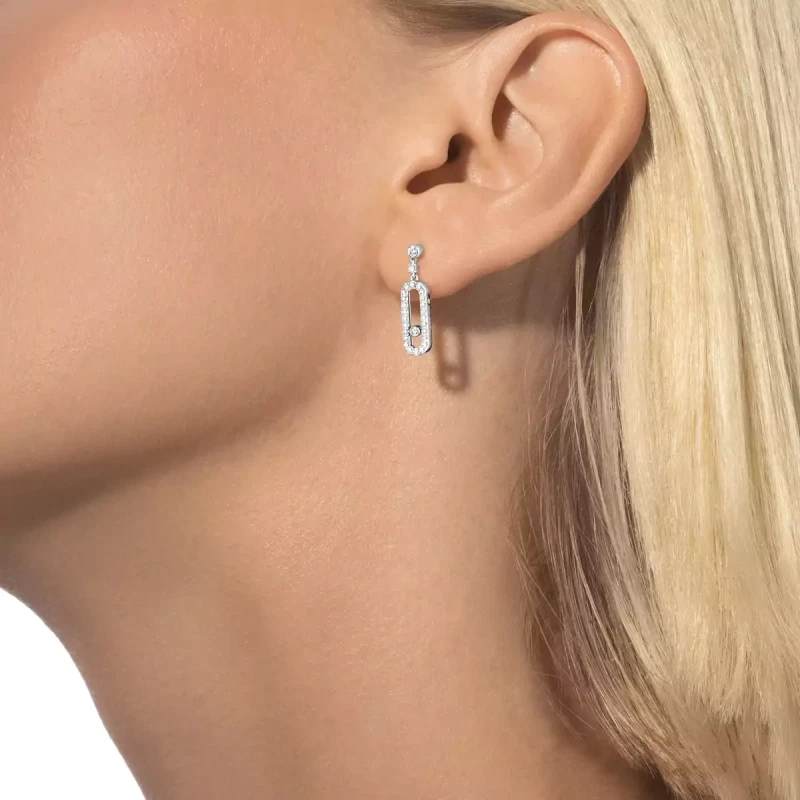Messika Move Uno stud earrings 05631-WG 2