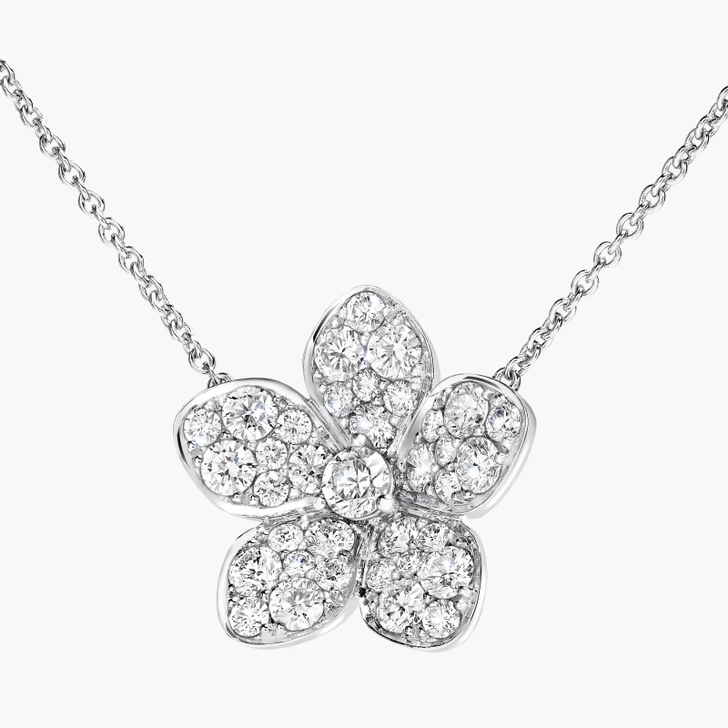 Graff WILD FLOWER LARGE PAVÉ DIAMOND PENDANT RGP785 2