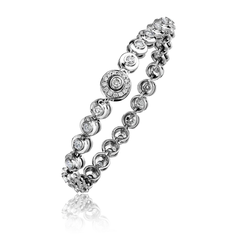 ROUND DIAMOND 1.86 CT BRACELET (SIZE S)