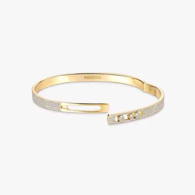 MESSIKA MOVE NOA SM PAVÉ BANGLE (SIZE M) 12721-YG-M 3
