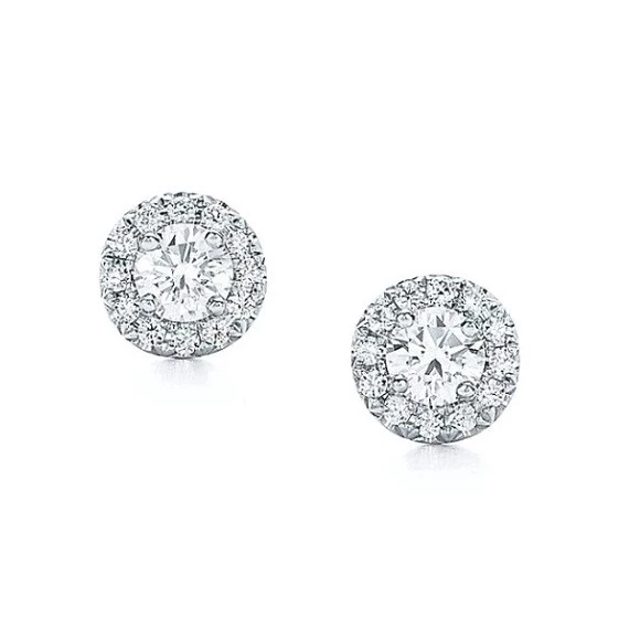 СЕРЬГИ С БРИЛЛИАНТАМИ 0.31 CT E/VVS2 - 0.31 CT E/VS2