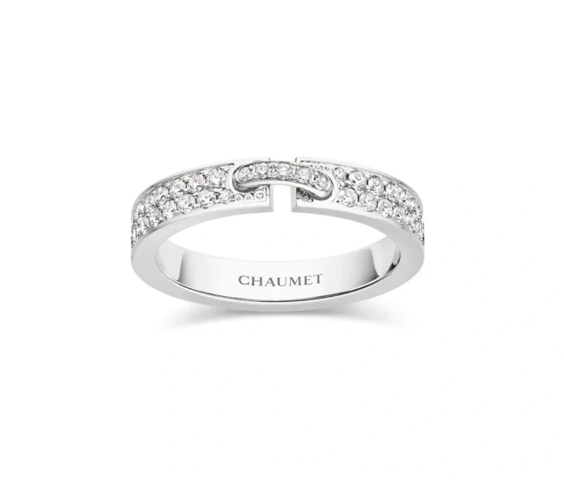 LIENS EVIDENCE RIND WHITE GOLD (SIZE 51)