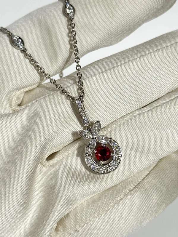 GRAFF RUBY & DIAMOND PENDANT GRD&R241003 5