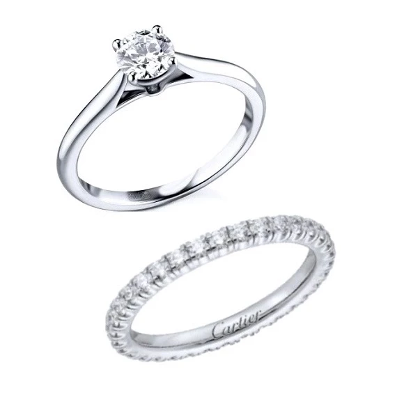 Cartier ENGAGEMENT SET RINGS CARTIER ENGAGEMENT SET