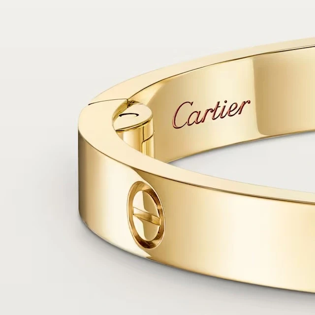 Cartier LOVE BRACELET, MEDIUM MODEL, 4 DIAMONDS (SIZE 16) B6086516 3