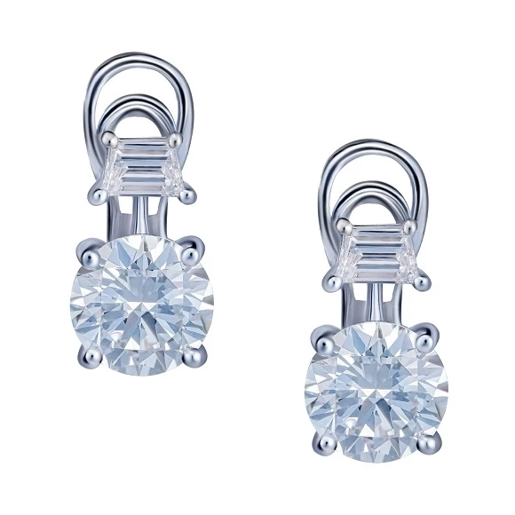 Earrings without a brand С БРИЛЛИАНТАМИ 1.50 СТ I/VS2-1.51 СТ I/VS2 1.50 СТ I/VS2-1.51 СТ I/VS2