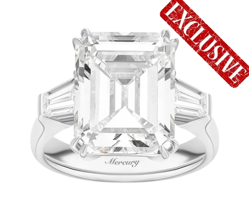 EMERALD DIAMOND 8.80 CT H/VS2 RING (GIA)