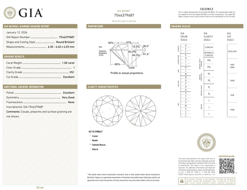 No name ROUND DIAMOND 1.00-1.00 CT I/VS1 EARRINGS (GIA) nn 1.00-1.00 ct I/VS1 2