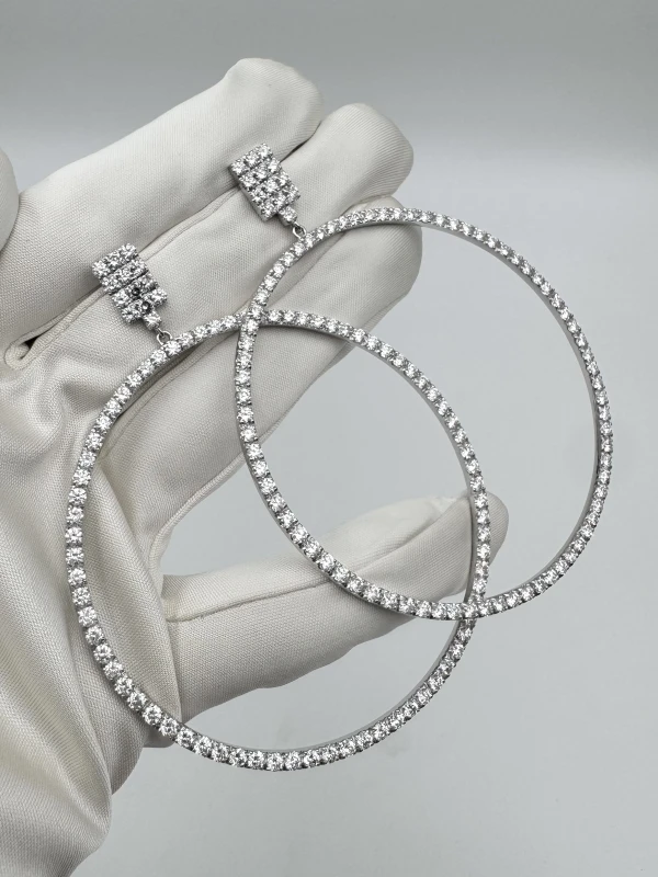 RalfDiamonds HOOP DIAMONDS EARRINGS RFD9412 4