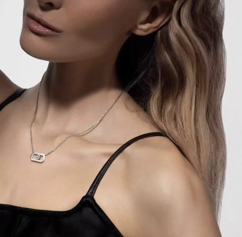 MESSIKA WHITE GOLD DIAMOND NECKLACE SO MOVE 12944-WG 2