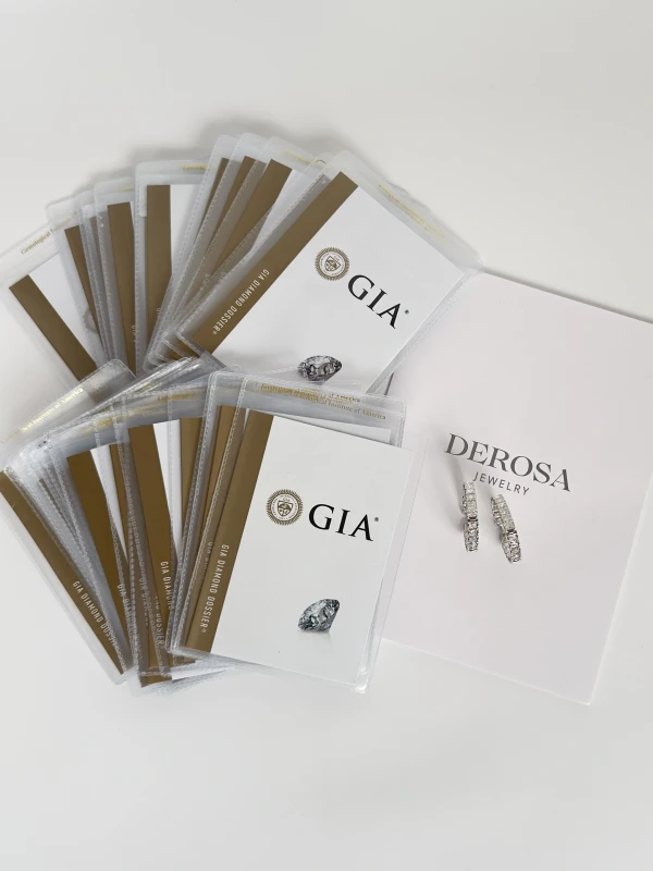 DeRosa CONGO DIAMOND 23.45 CT EARRINGS E16892345 6