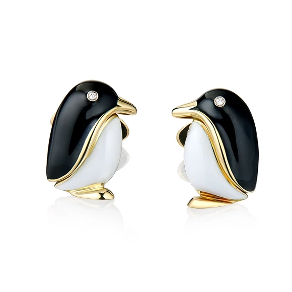 No name PENGUIN CUFFLINKS 111