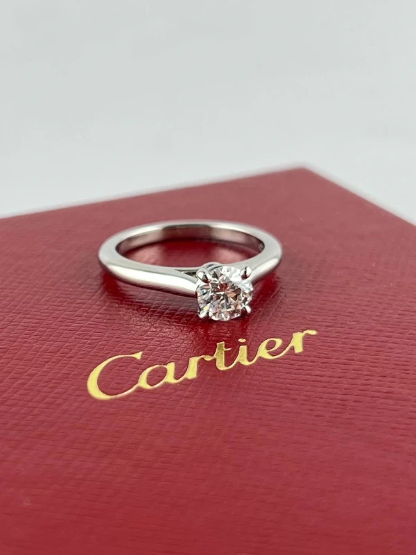 Cartier SOLITAIRE 1895 0.70 CT G/VVS2 RING CR0.70 G/VVS2 3