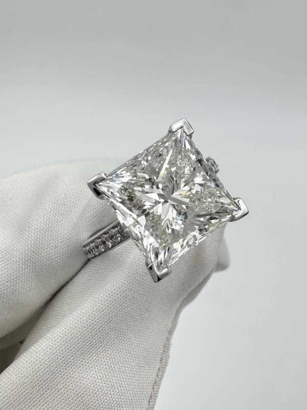 СЕРЬГИ NO NAME КОЛЬЦО С БРИЛЛИАНТОМ 10.03 CT I/VS1 ( GIA) 10.03 I VS1 3