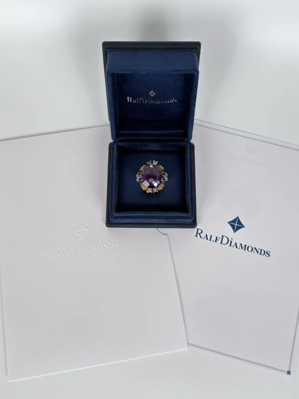 RalfDiamonds КОЛЬЦО С АМЕТИСТОМ 31 CT RD 31 CT 6