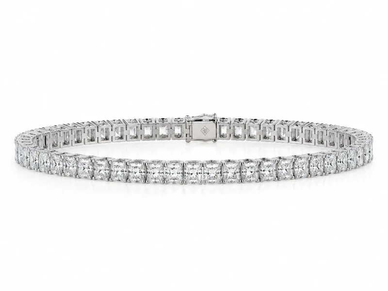 RADIANT DIAMOND 8.51 CT F-G/VVS-VS BRACELET (SIZE 17)