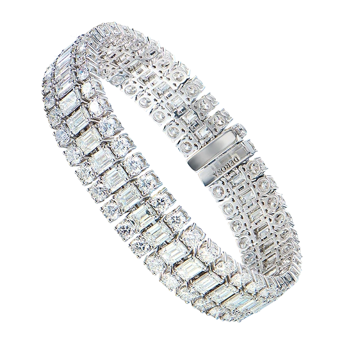 DeRosa EMERALD DIAMOND 20.3 CT BRACELET (GIA) B398171 1