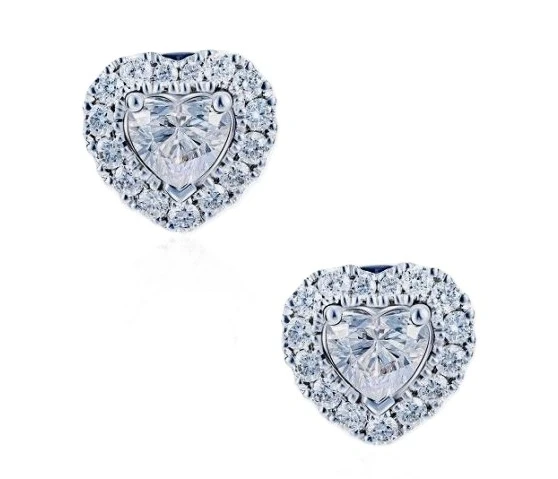 DIAMOND EARRINGS 2.01 CT H/VVS2 - VS2