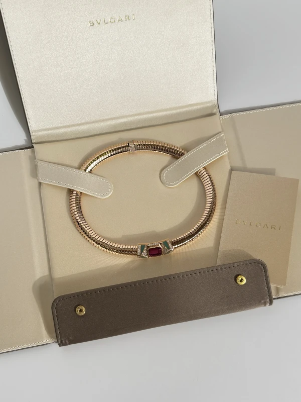 Bvlgari HIGH JEWELLERY, Tubogas Classic Necklace 361315 7