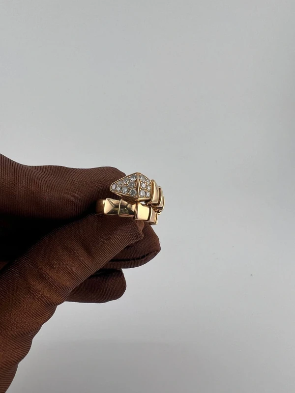 Bvlgari SERPENTI VIPER RING (SIZE M) 345217 5