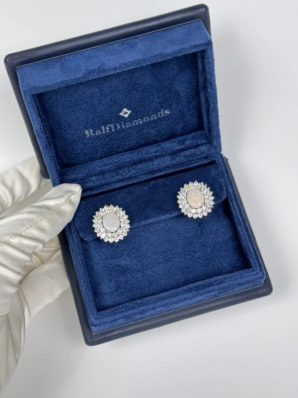 RalfDiamonds OPAL AND DIAMOND EARRINGS RD562 4