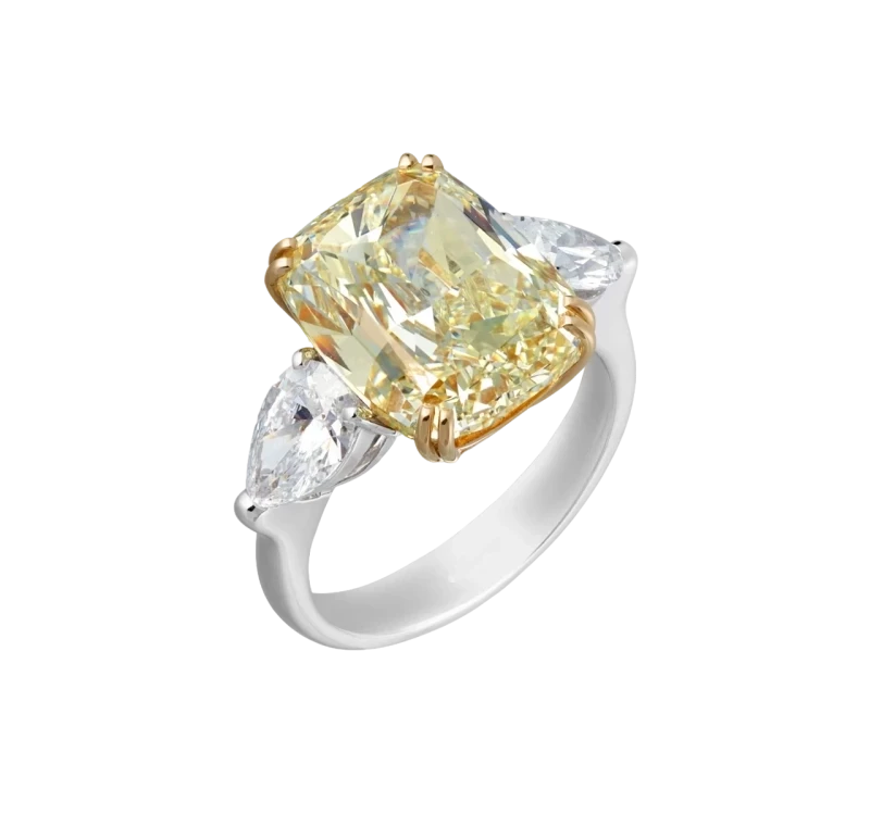 DIAMOND RING 7.05 CT W-X/VVS1 (GIA)